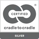 Cradle to Cradle logo, black and white