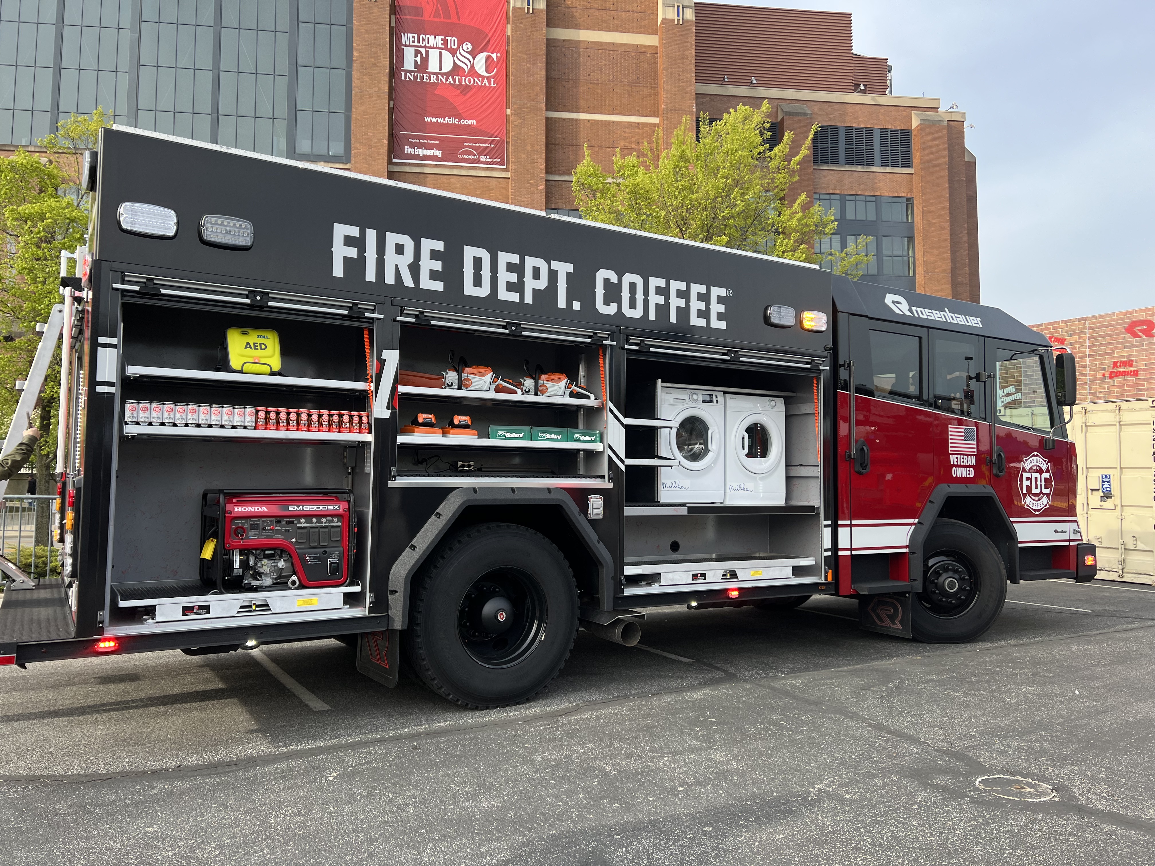 Fire Department Coffee Disaster Response Truck