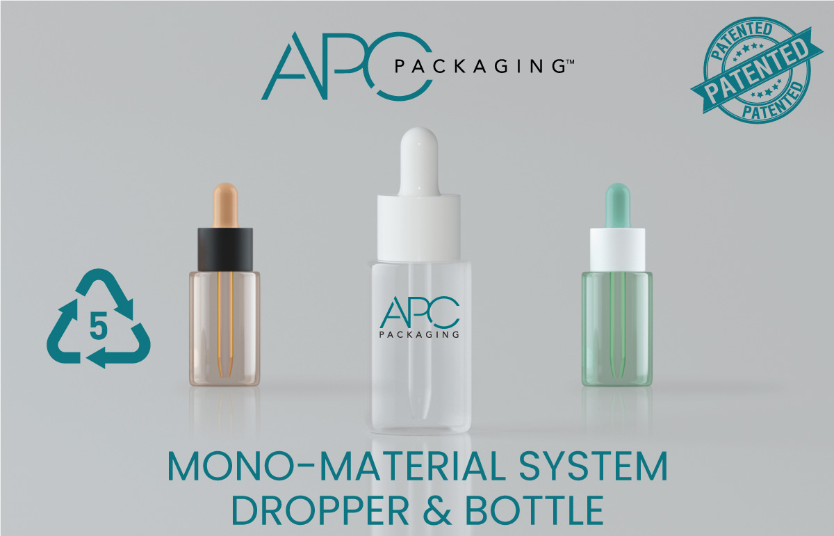 APC Packaging MonoMaterial System Dropper Bottle