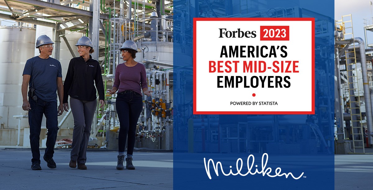 Milliken Wins Americas Best Midsize Employers Distinction 2023 Milliken